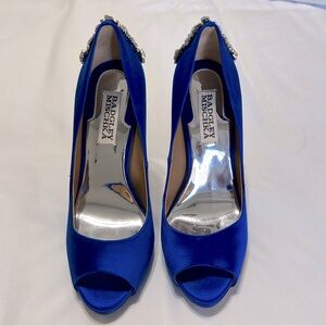 Badgley Mischka Kiara Satin Evening Pump